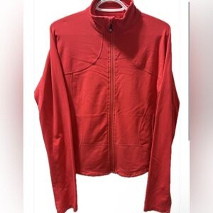 Lululemon Shape Jacket Size 12 in Dark Warm Coral